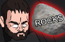 Chris Redfield On A Rock Listening To Rock Music About Rocks