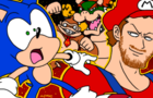 Sonic Meets Chris Pratt &amp;amp; the Mario Movie Cast
