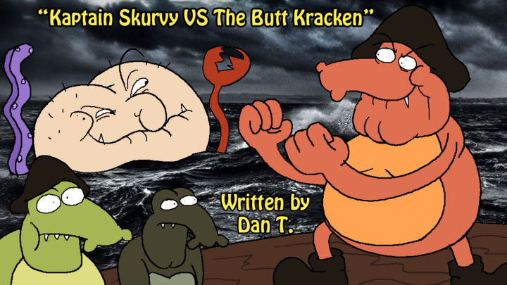 Kaptain Skurvy VS The Butt Kracken (DKCS3 E4)