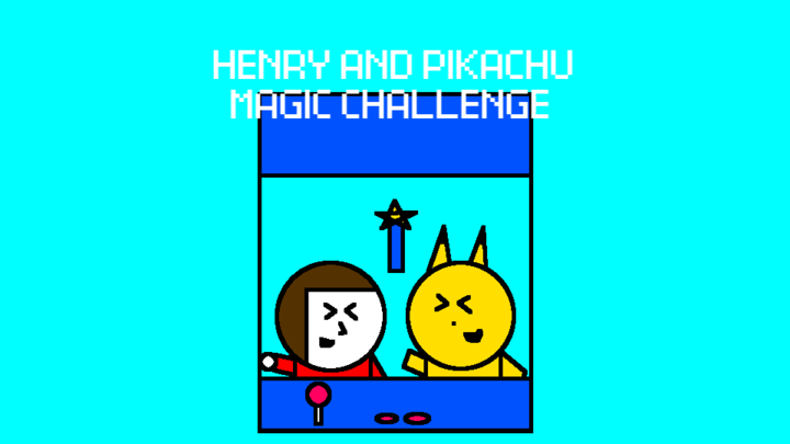 Henry and Pikachu Magic Challenge Title Screen
