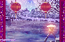 Japanese Snow Garden Scenery