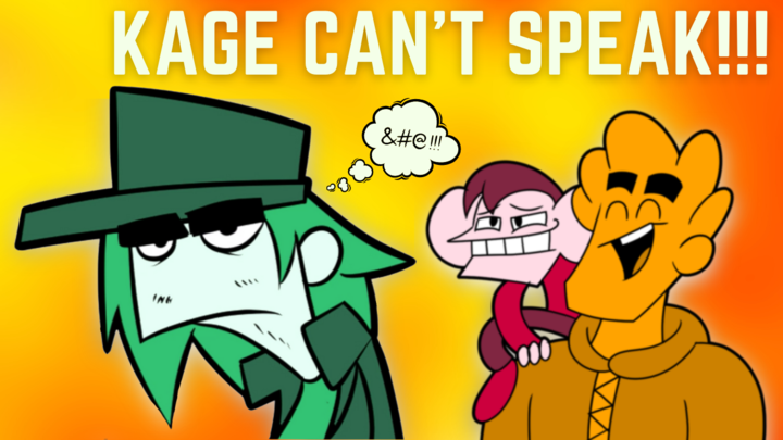 KAGE CAN'T SPEAK - CubePunks Cartoons