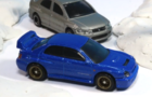 Evo vs Impreza Snow Battle stop motion