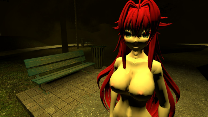 Rias's Erotic Nightwalk