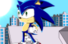 Sonic is running animation