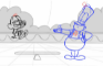 Clowning Around - Scene 36 - rough animation