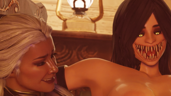 Mileena and Sindel (loop)