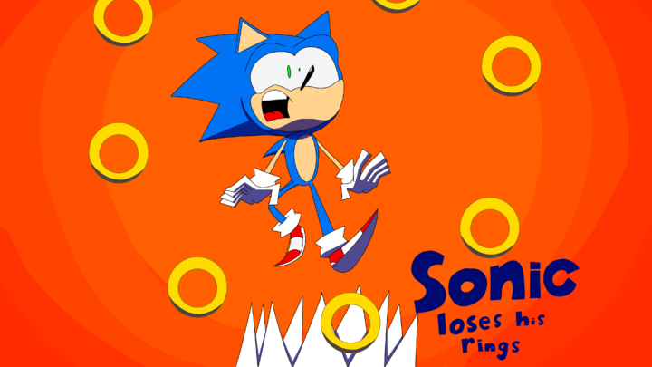 Sonic loses his rings