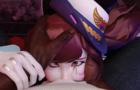 Officer D.Va's Irrumatio Interrogation