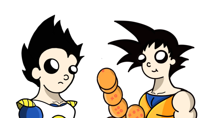 Goku Gives His Balls To Vegeta [Flashing Images]