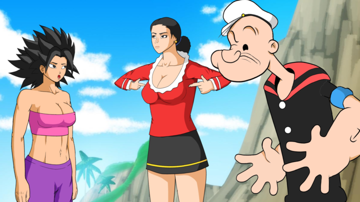 Popeye and Caulifla and his wife