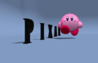 Kirby in the Pixar Animation Studios logo (3D version)