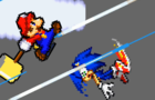 Mario Vs Sonic Test Battle (Sprite Animation)