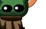 Baby yoda jumps