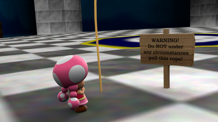 Toadette's tempted tug