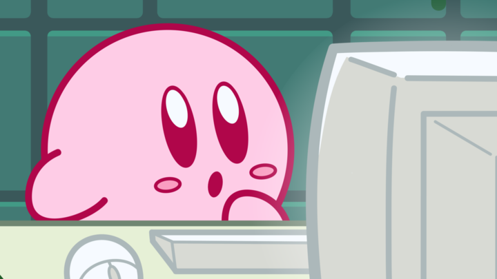 Kirby discovers the Internet