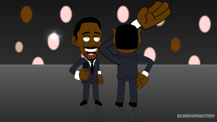 Will Smith Slaps Chris Rock At The Oscars Animated