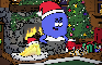 A Big Head Blue Christmas