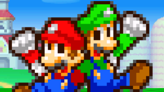 Mario and Luigi: "Brothers Song." - (Sprite Animation)