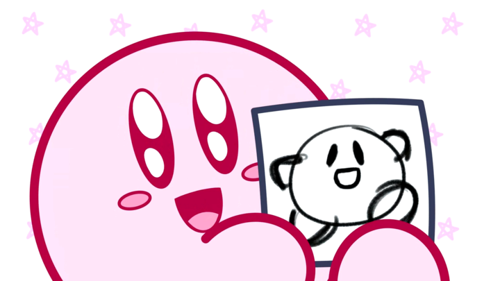 How to draw Kirby