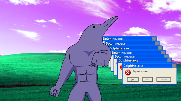 Totally not a virus, trust me im a dolphin