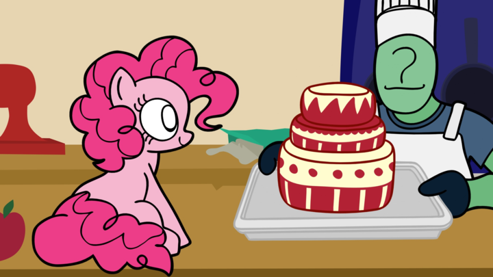 Pinkie Pie and Chef Anon