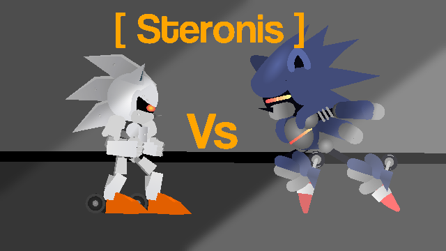 Mecha sonic Vs Silver Sonic [ Stick Nodes ]