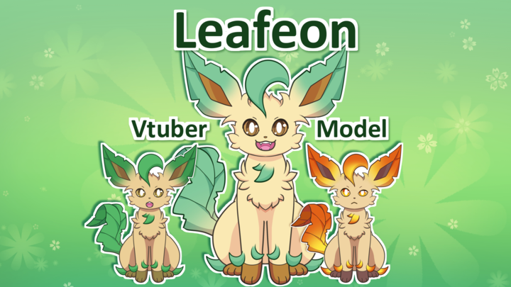 Leafeon Vtuber Model