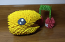 HUNGRY stop-motion Pac-Man origami