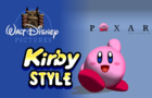 Walt Disney Pictures/Pixar Animation Studios logos (Kirby style, April 2022 update)