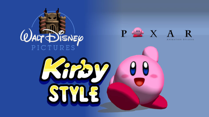 Walt Disney Pictures/Pixar Animation Studios logos (Kirby style, April 2022 update)