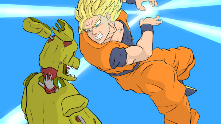 GOKU VS SPRINGTRAP