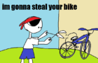 im gonna steal ur bike (thrift shop parody)