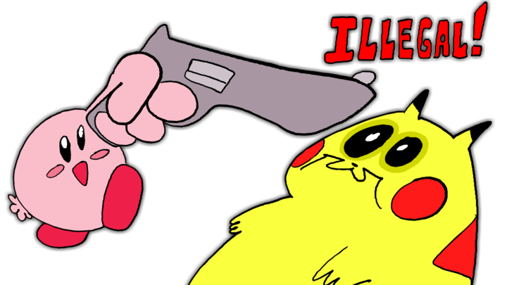 Kirby kills Pikachu!! (animation)