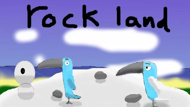 Toucans go to rock land Peak
