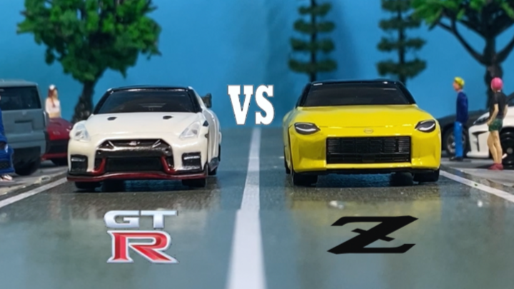 GTR vs Z Stop Motion