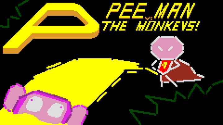 Pee Man vs the Monkeys