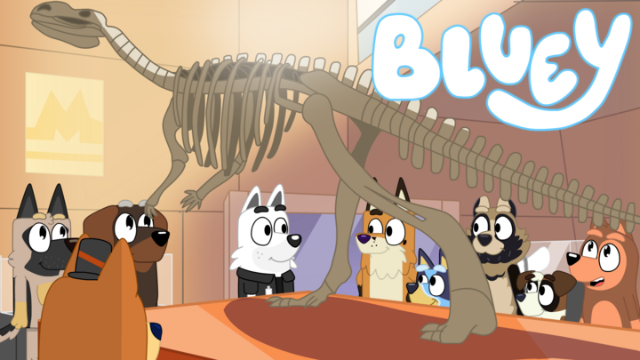 Bluey Fan Animated Short - Museum