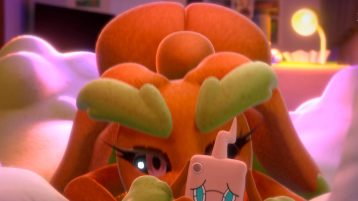 🌟🍑A CUTE LOPUNNY WITH A PHONE 🍑🌟