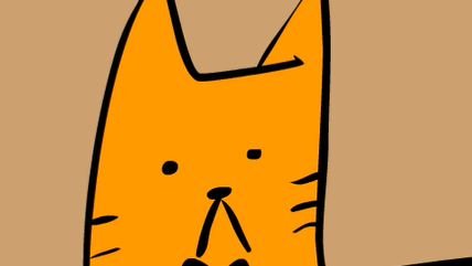 Cat in a resturant
