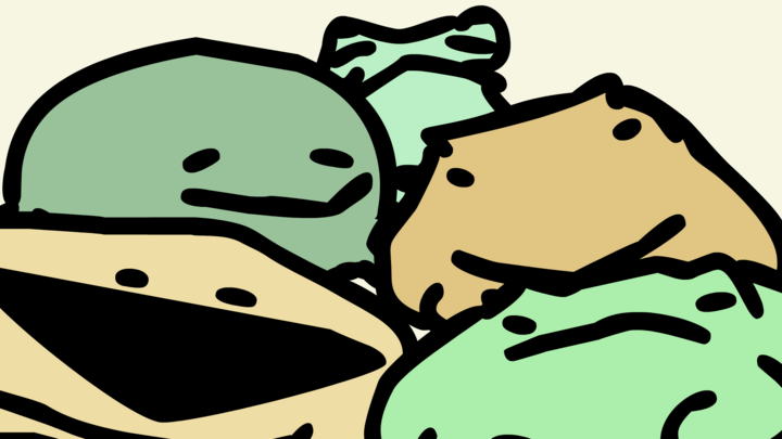 five frogs (HAPPY 900 FANS!)