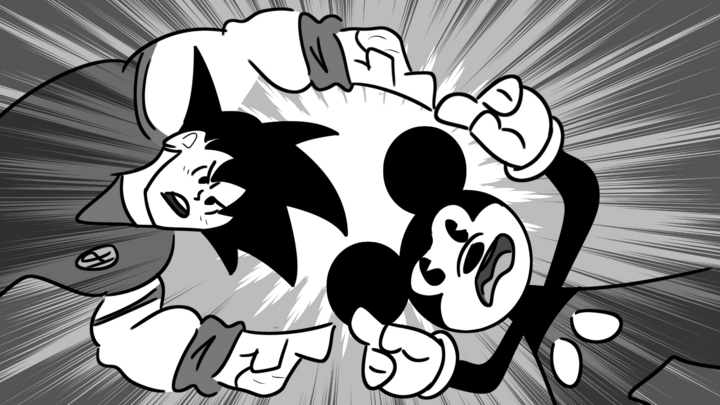Goku and Micky fuse
