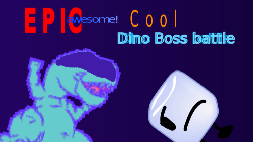 epic awesome cool dino boss battle