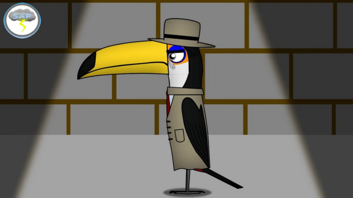 Detective Toucan Short animation scenes