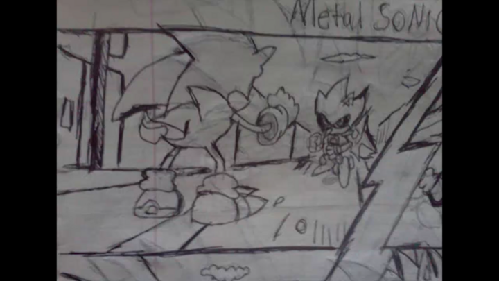 Sonic Comic - Sonic VS Metal Sonic