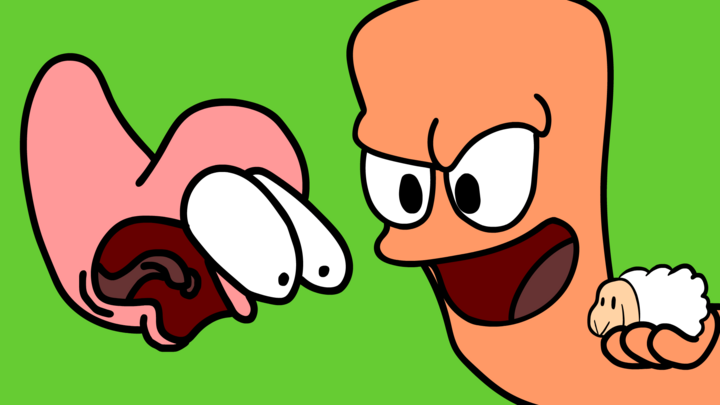 2 Worms, 1 Bomb (Worms Reloaded Parody)