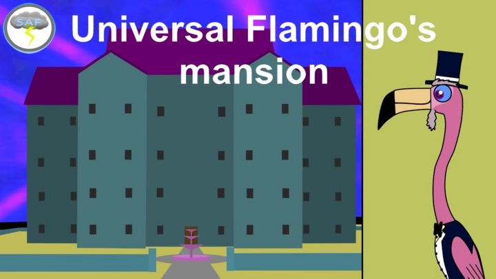 Universal Flamingo's mansion animation