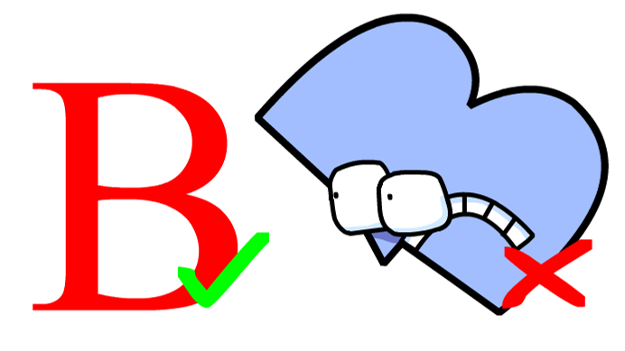 B vs B