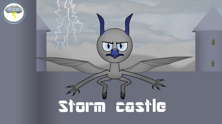 Storm castle animation