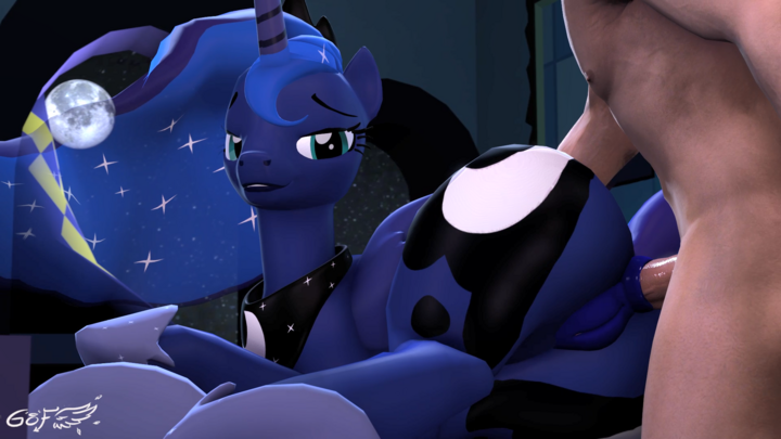 Celestia and Luna Anal animation